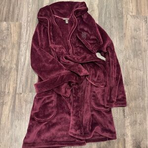 Victoria's Secret Deep Wine Plush Robe